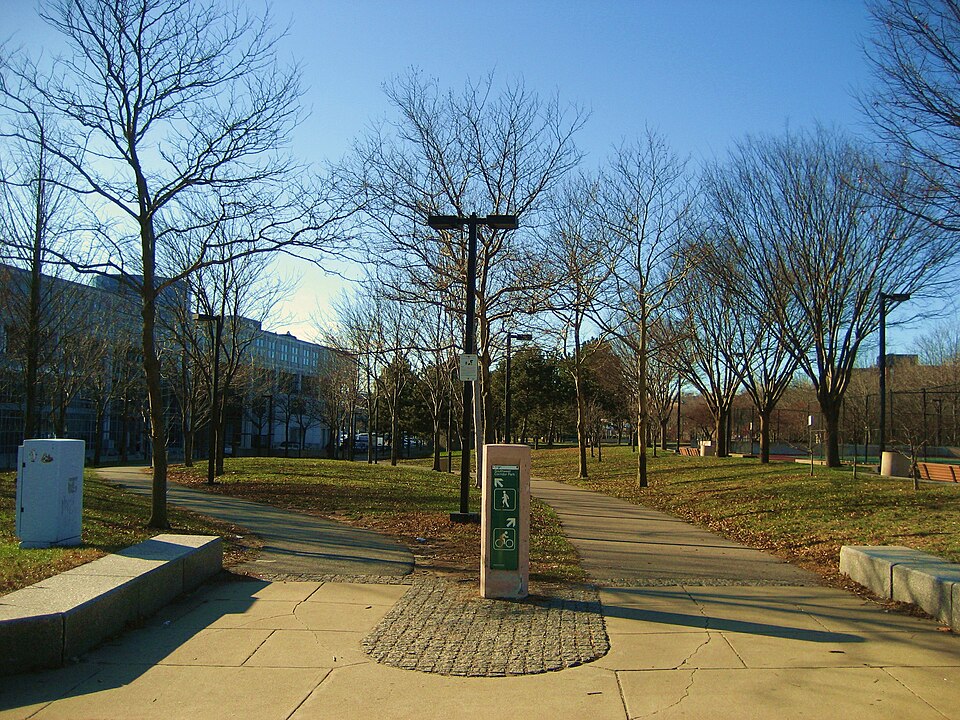 Southwest Corridor near Ruggles Station in Boston.